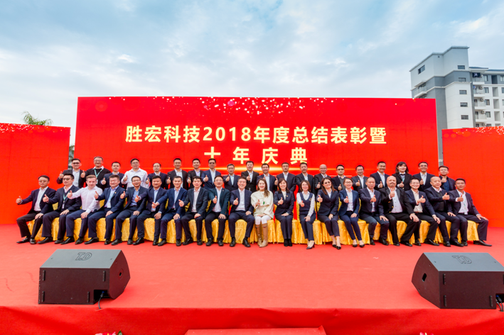 尊龙集团科技2018年度总结表彰暨十年庆典圆满结束